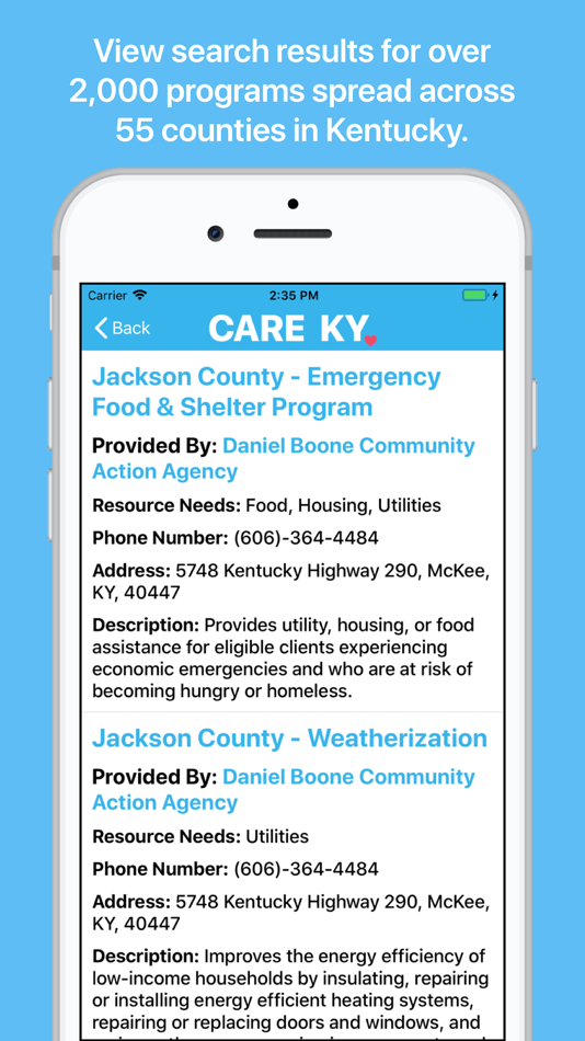#2. CARE KY (iOS) 由: University of Kentucky