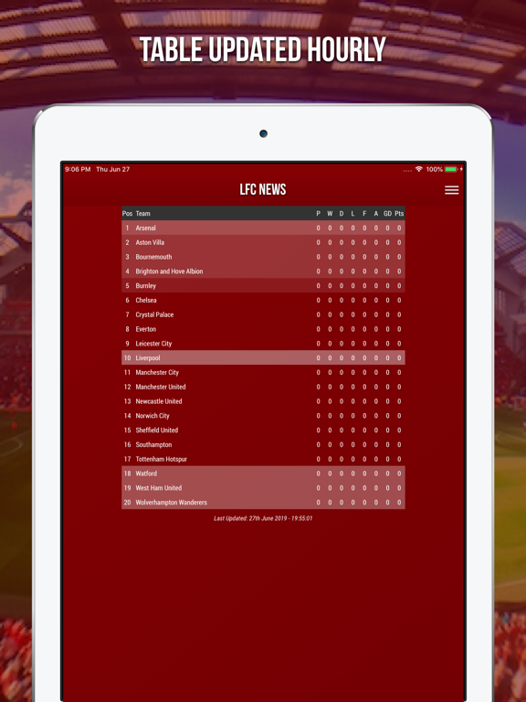 LFC News - Fan App iPad screenshot 4 - Sports app
