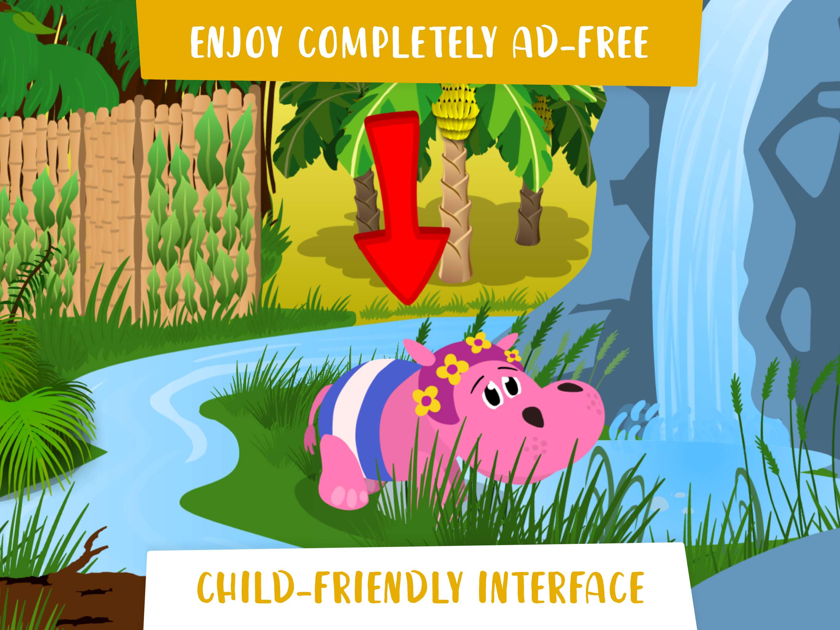 Pinky the Hippo: In the Wild