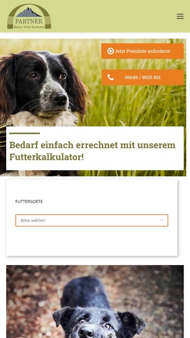 Screenshot #1 pour Hundefutter-Vital