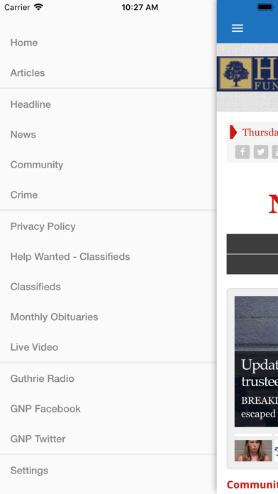 Guthrie News Page Screenshot 2 - AppWisp.com Guthrie News Page Screenshot 2 - AppWisp.com