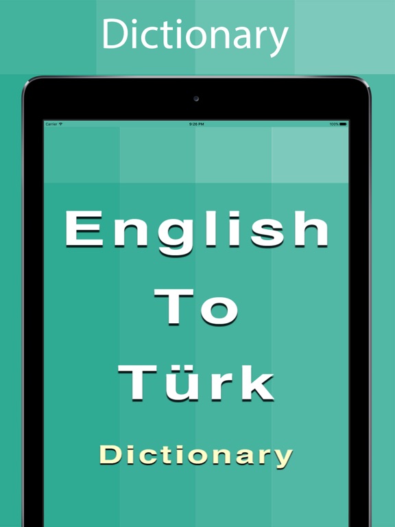 Screenshot #4 pour Turkish Dictionary Offline