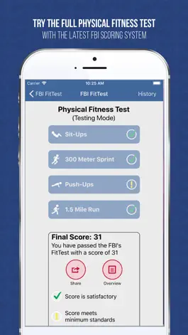 Game screenshot FBI FitTest hack
