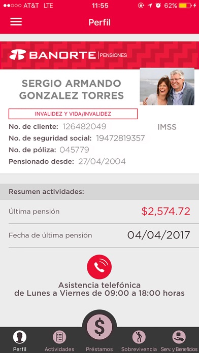 PENSIONES BANORTE SA DE CV ... Screenshot