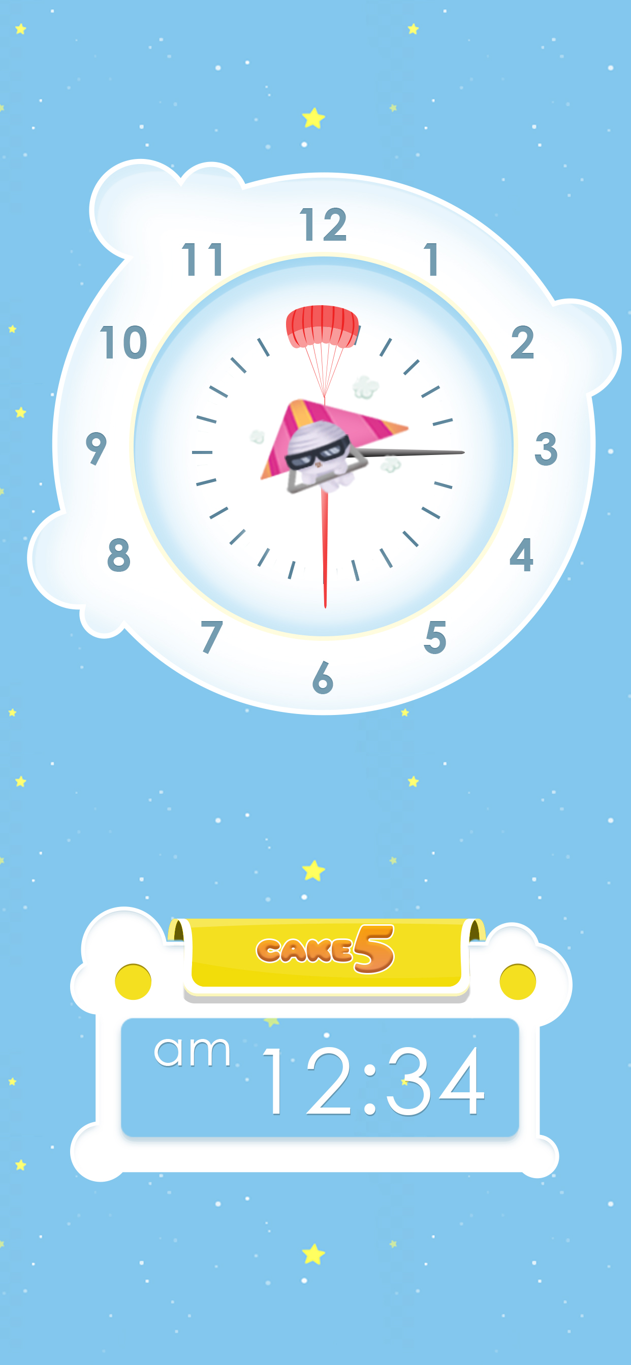 Cake5 Clock