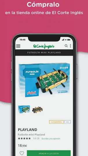 Captura de pantalla de Juguetes El Corte Inglés en iPhone 4