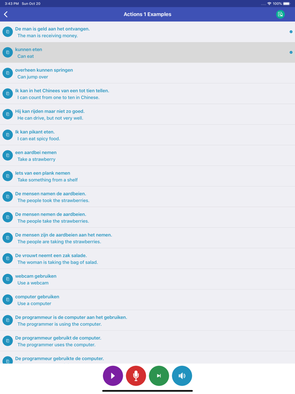 Learn Dutch Daily iPad screenshot