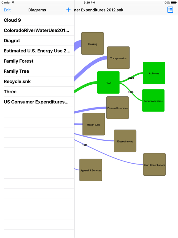 Screenshot #5 pour Sankey Diagram