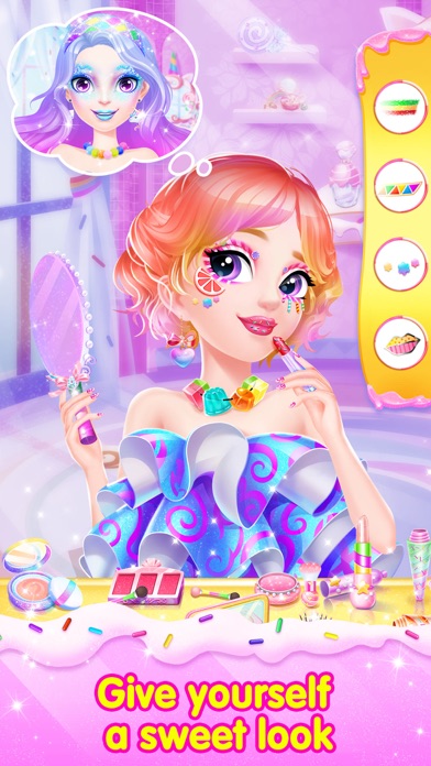 Sweet Princess Candy Makeup Screenshot