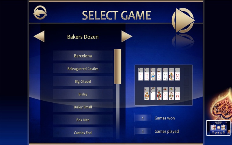 solitaire 220 plus iphone screenshot 2