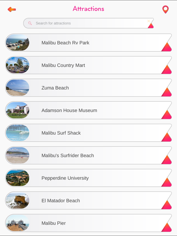 Screenshot #6 pour Malibu Travel Guide