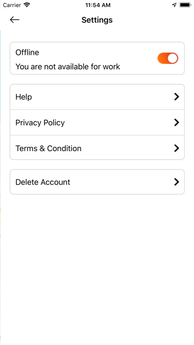 Donezo Provider iPhone screenshot