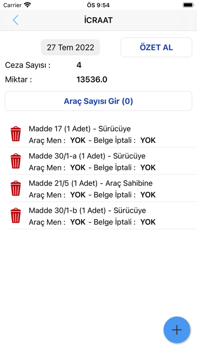 Trafik Ceza Rehberi 2024 Screenshot