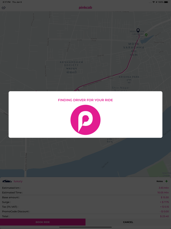 Screenshot #5 pour PinkCab Passenger