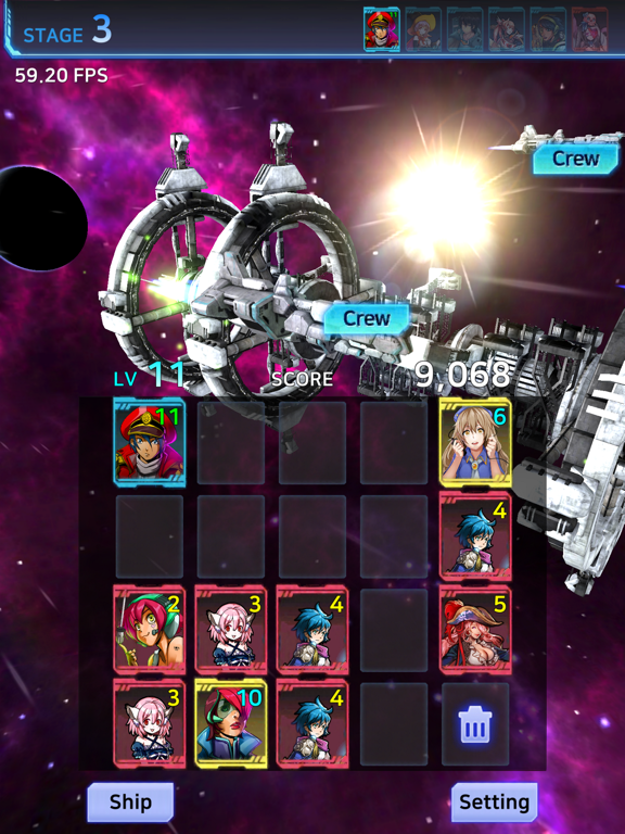 Screenshot #6 pour Star Voyager : merge spacecrew