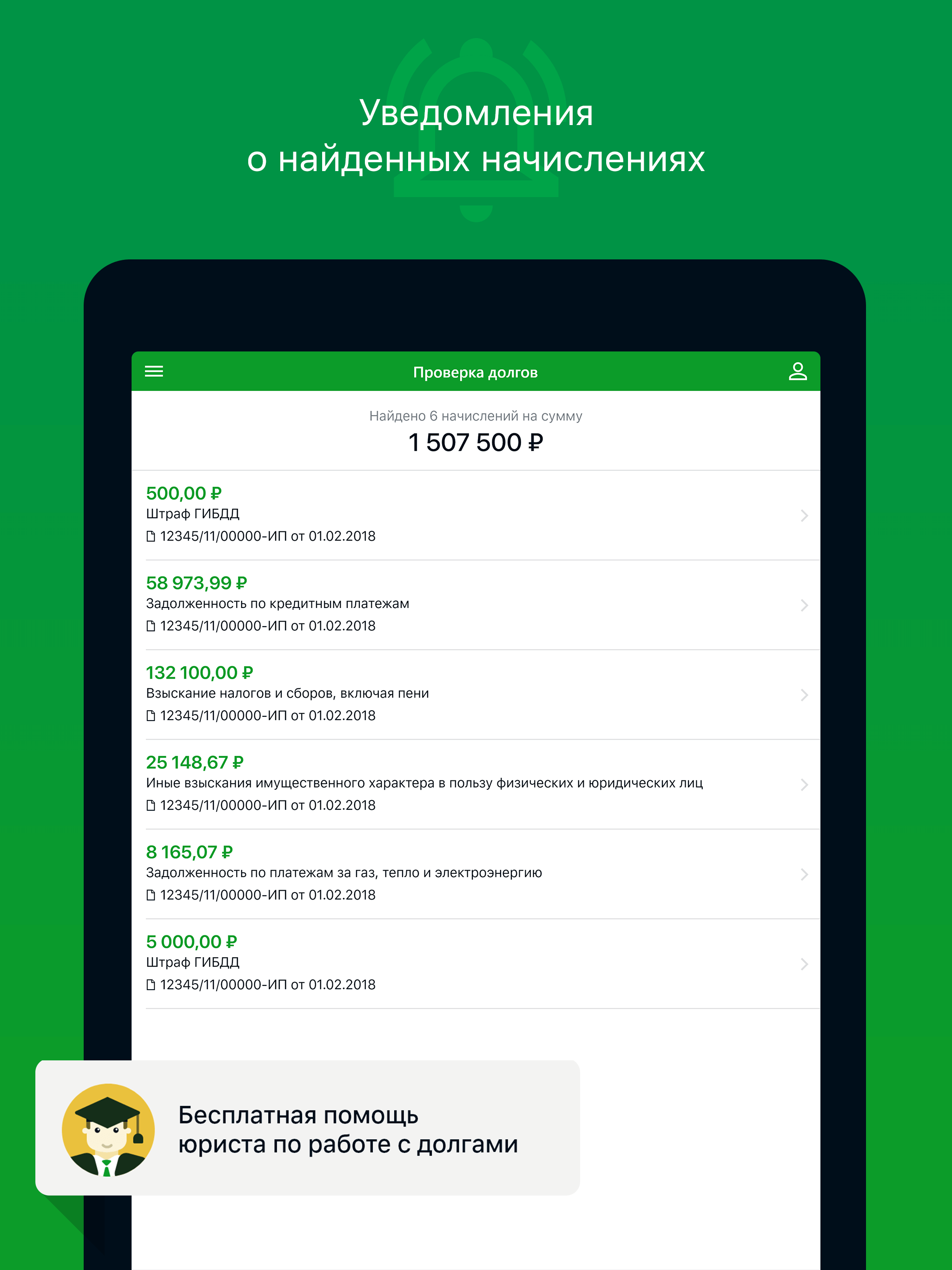 Проверка ограничений ФССП screenshot 7
