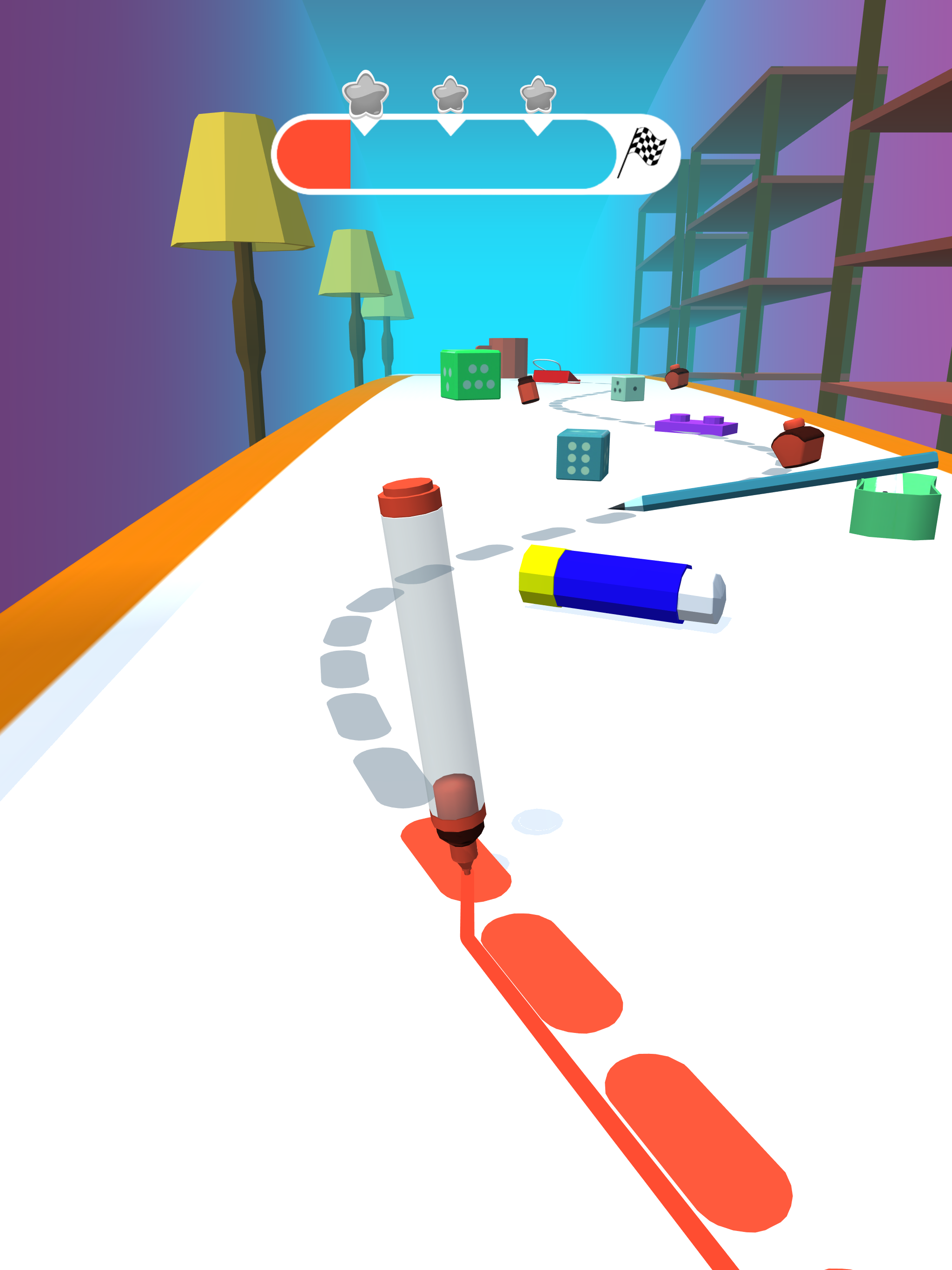 Draw Run 3D - Color Pen Race