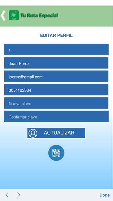 Tu Ruta Especial Pasajero Screenshot