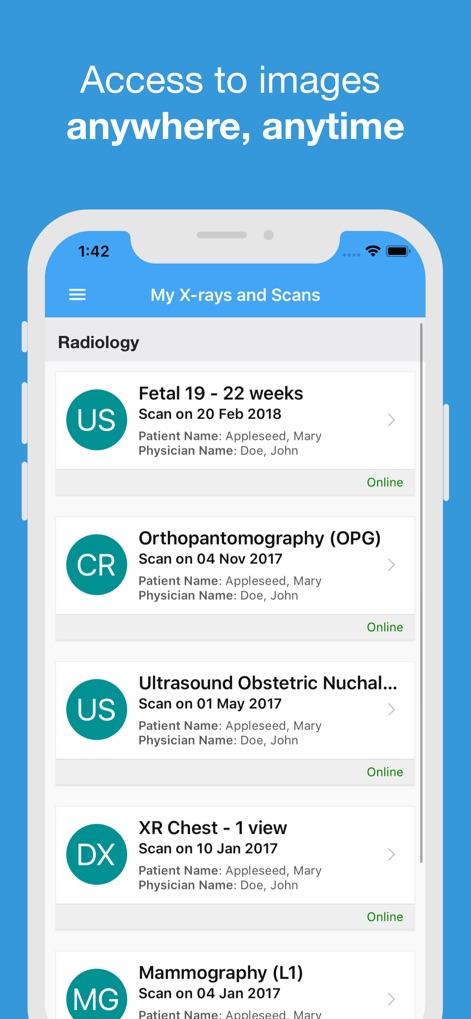 RadLink Patient Portal - Medical App | MWM