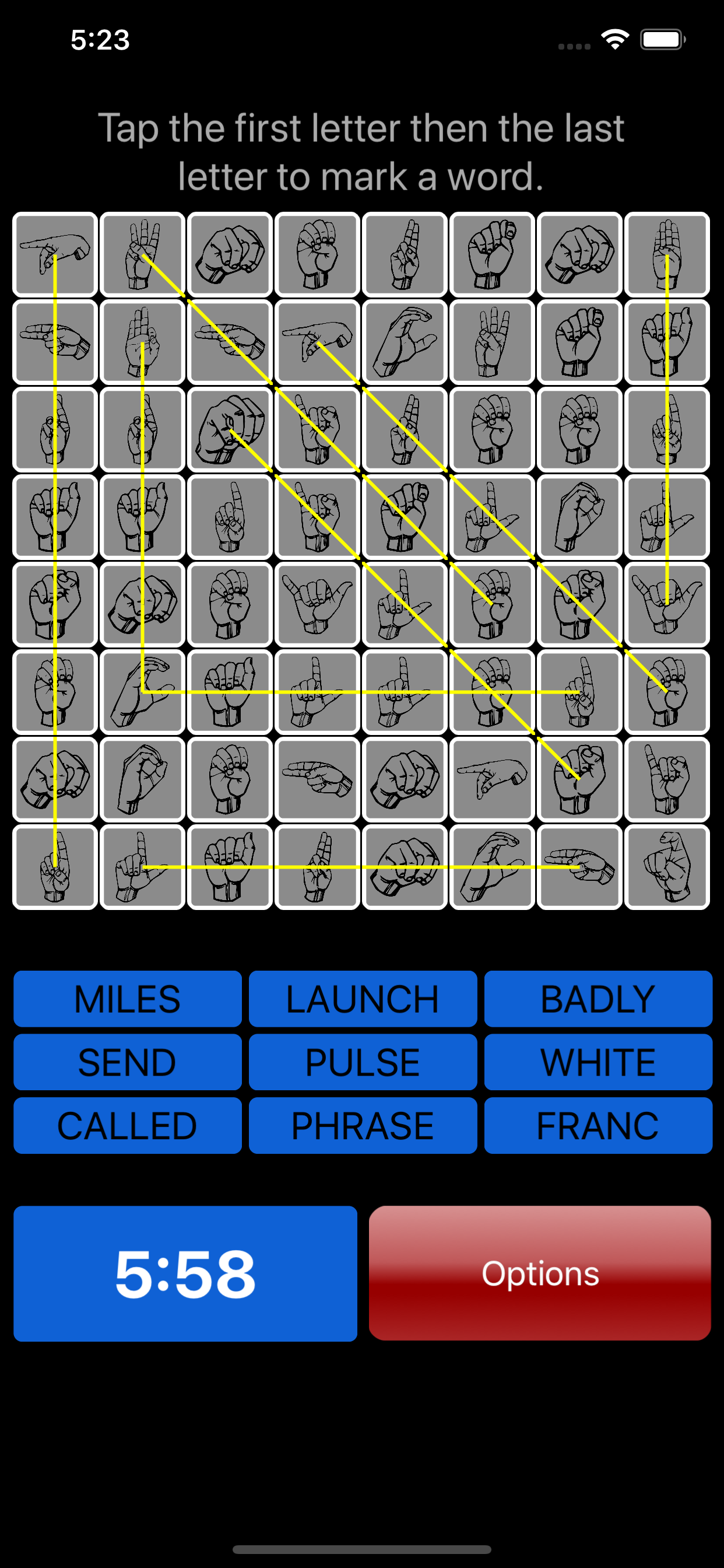 ASL Word Search