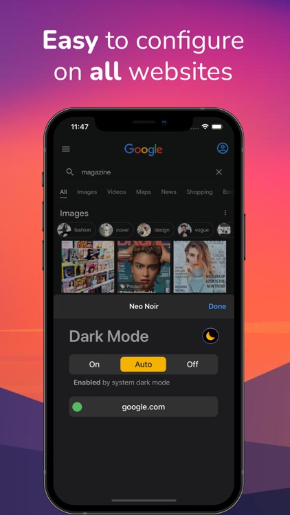 Dark Night - mode for Safari