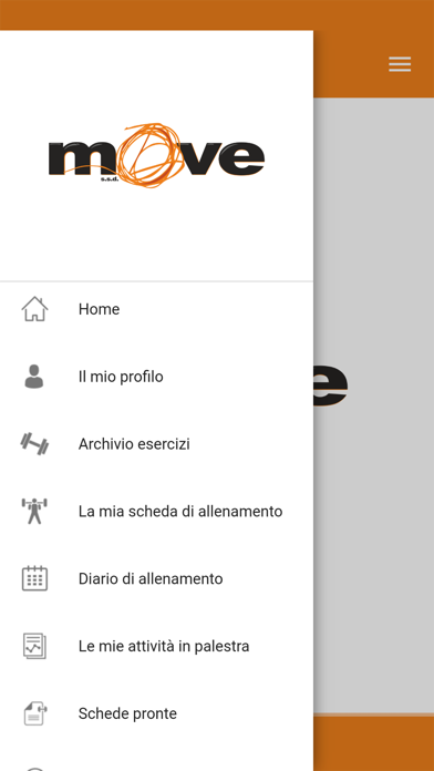 MOVE PALESTRE app screenshot