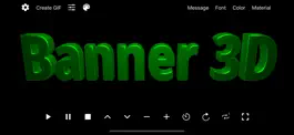 Game screenshot Banner 3D - scrolling text app mod apk