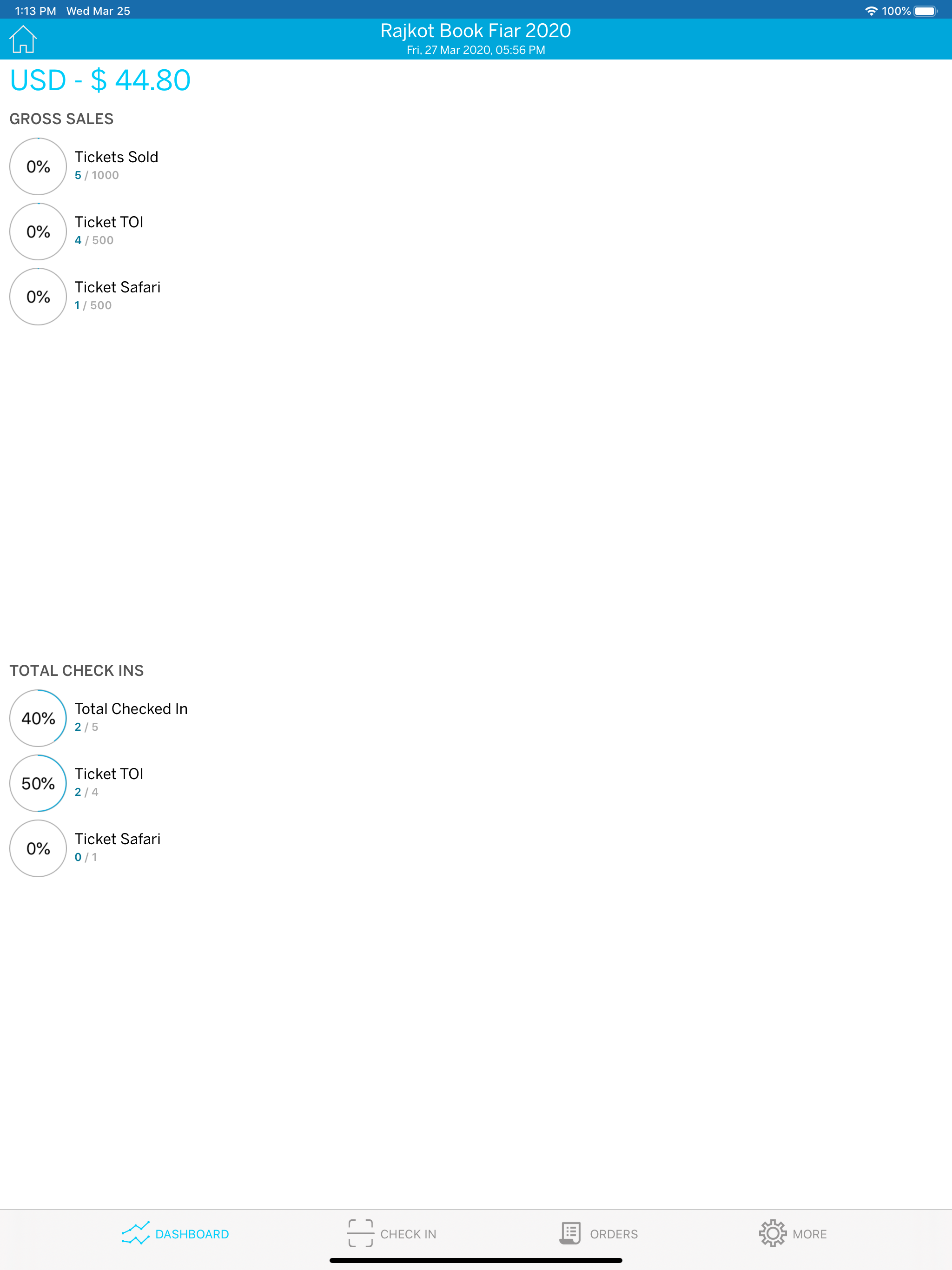 Paytix Organiser