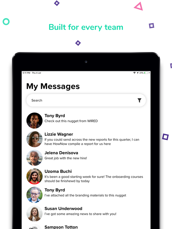 HowNow iPad screenshot 5 - Business app