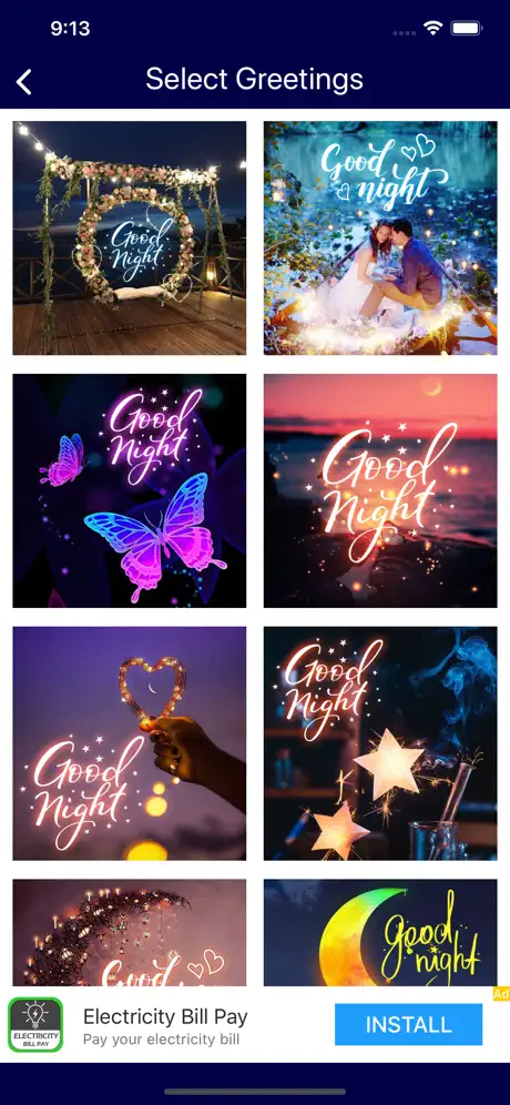 Good Night SMS