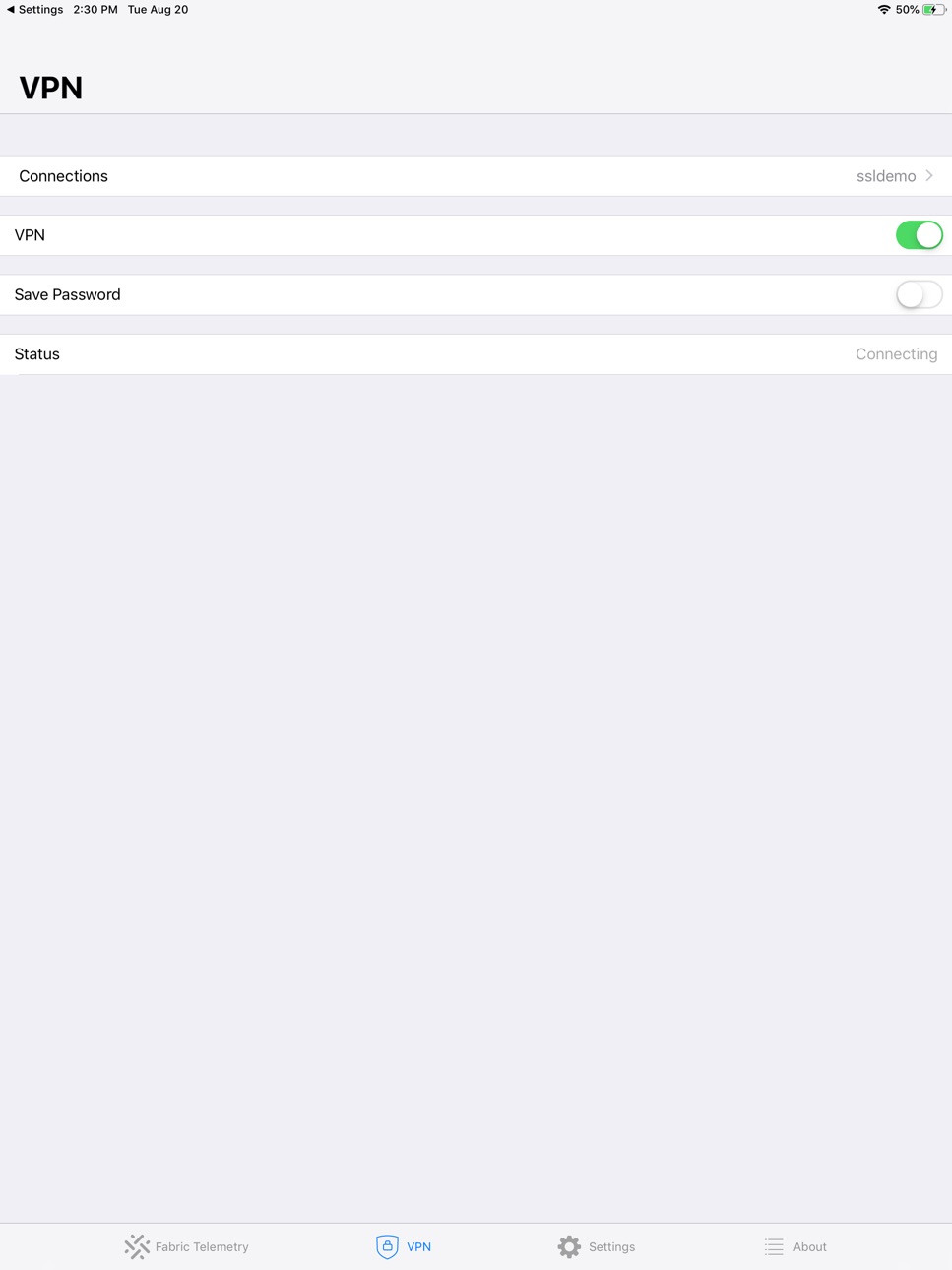 iPad screenshot