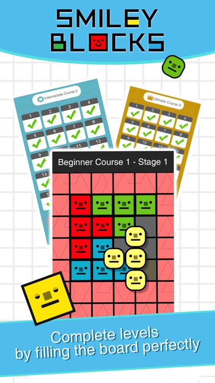 Smiley Blocks - Paint Puzzles screenshot-4