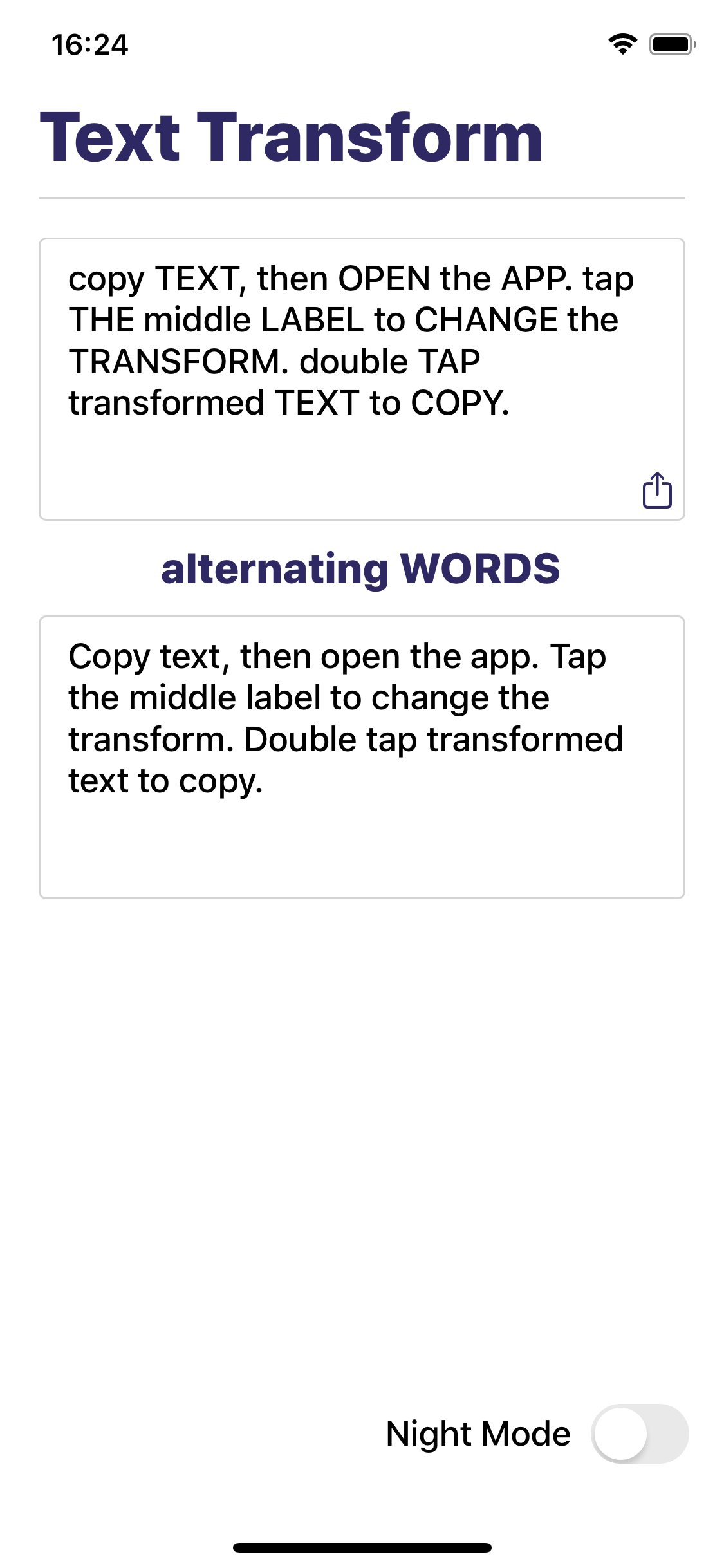 Text Transform