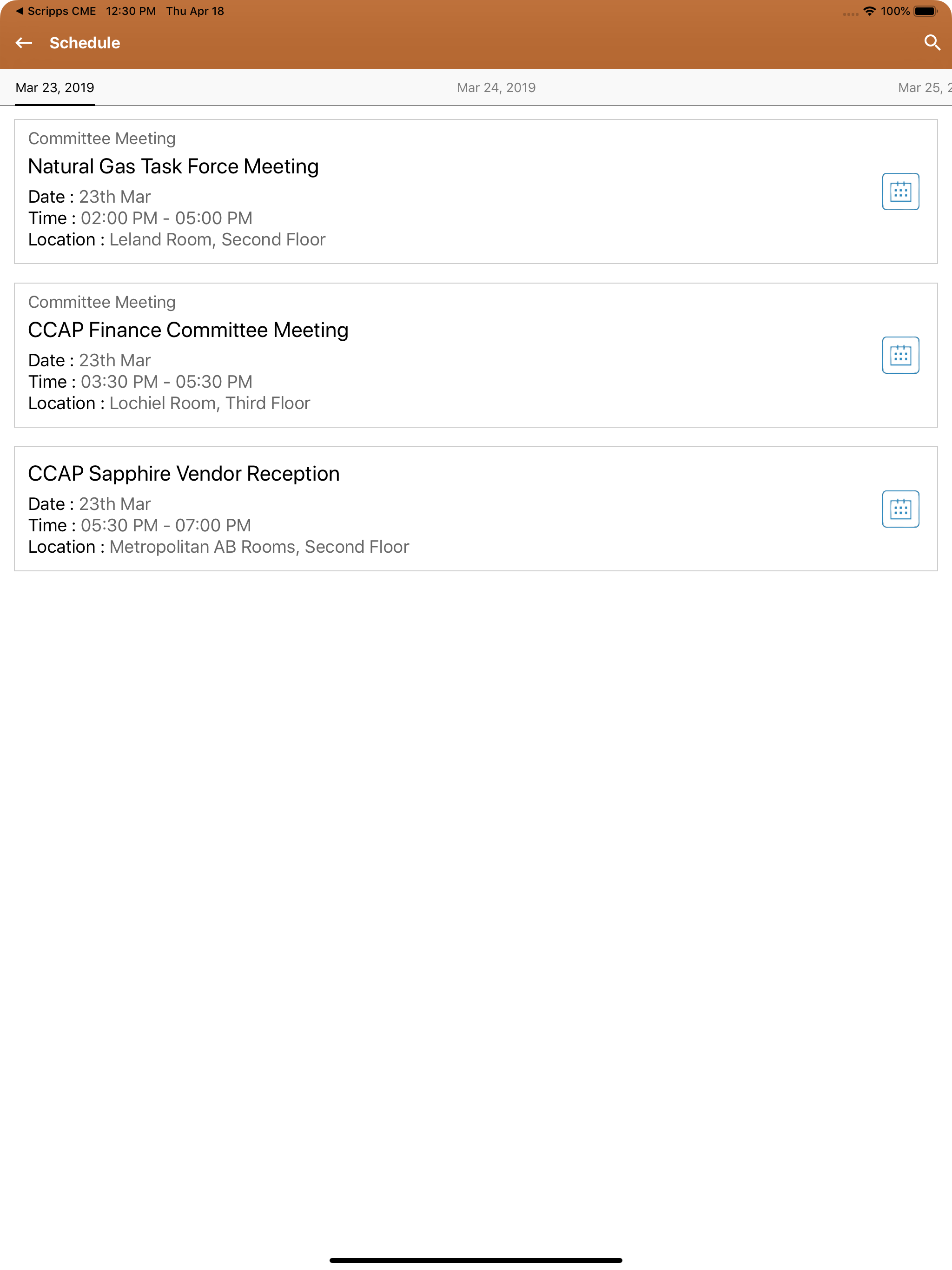 CCAP Events