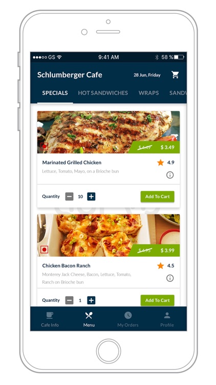 Easybite - Cafeteria Ordering