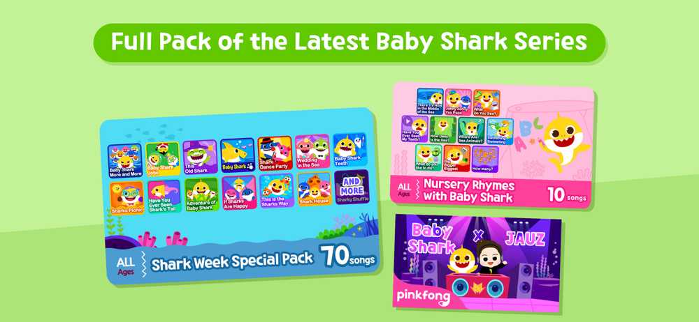 Baby Shark Best Kids Songs Overview Apple App Store Us - baby shark roblox music id pinkfong youtube