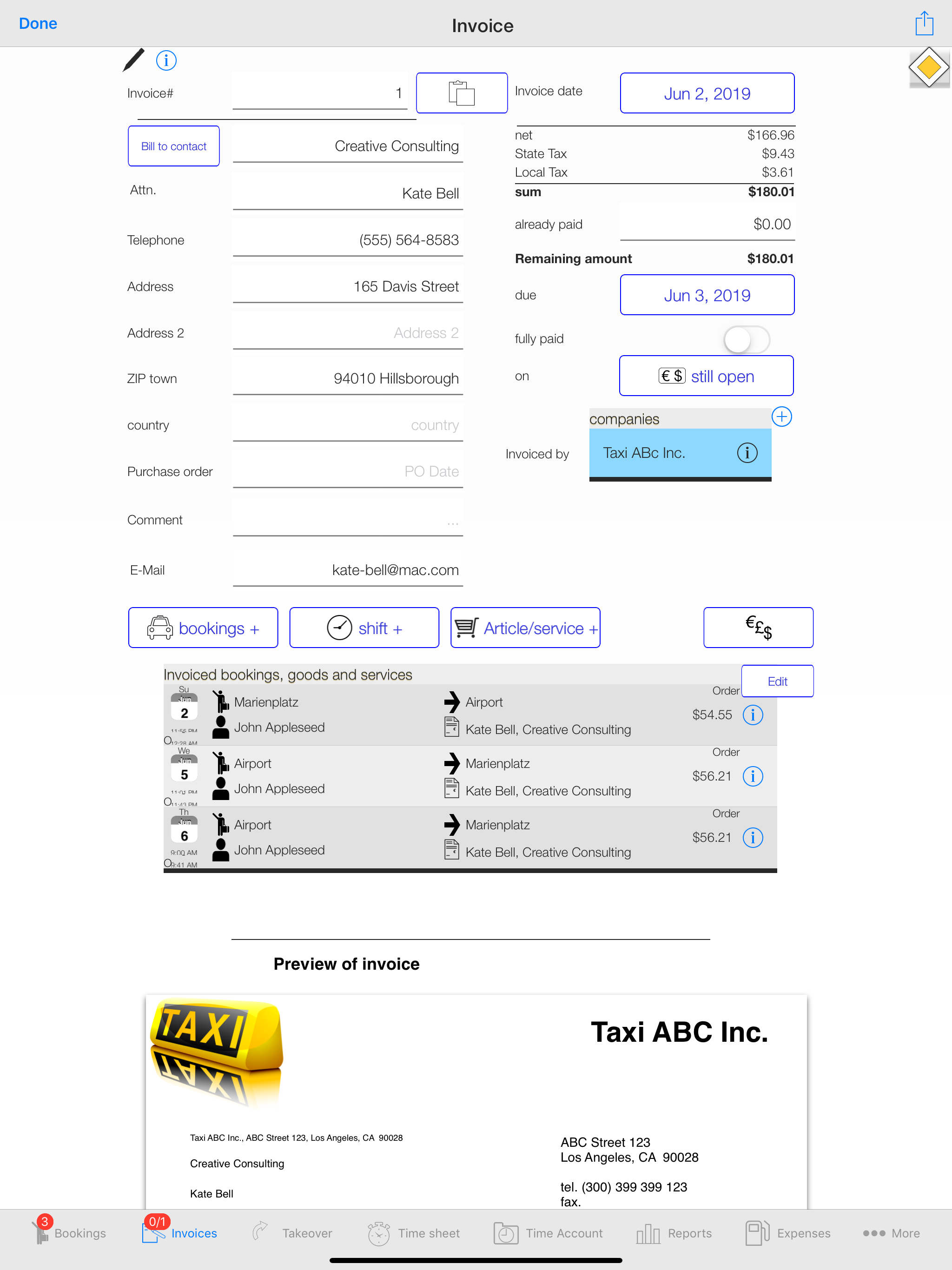 Taxi Data Manager - Driver App