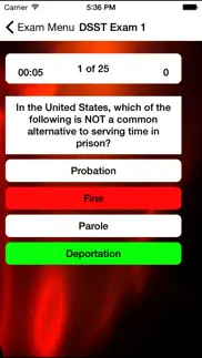 dsst criminal justice prep iphone screenshot 2