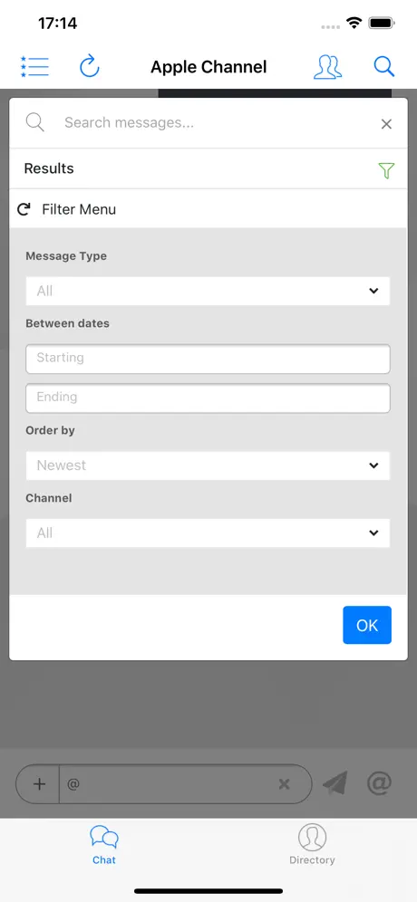Sentinel Chat Channels