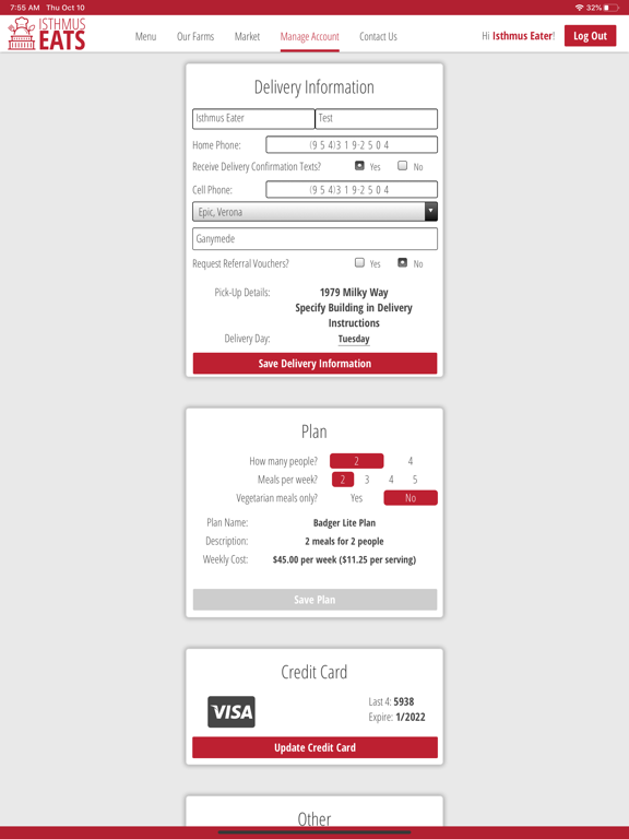Isthmus Eats iPad screenshot 4 - Food & Drink app