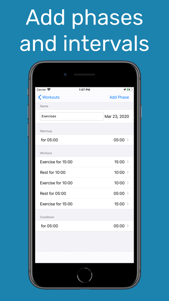 Tabata Workout Interval Timer App for iPhone Free