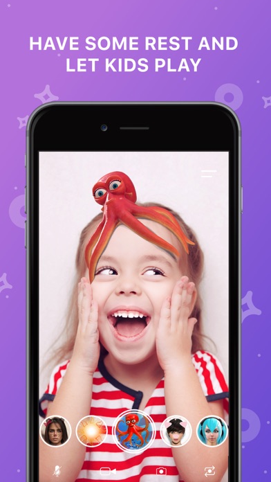 Screenshot #2 pour FunCam Kids: AR Selfie Filters