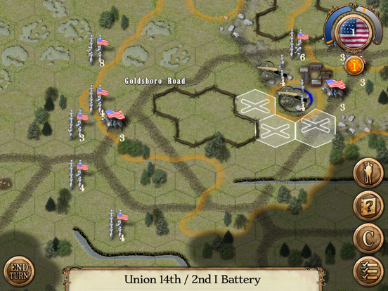 Civil War: 1865 iPad app afbeelding 3