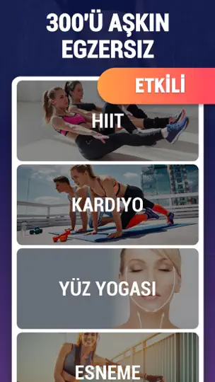 Yağ Yakan Egzersizler, Fitness iPhone Ekran Görüntüsü 2