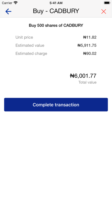 Stanbic IBTC Stockbroking App Screenshot