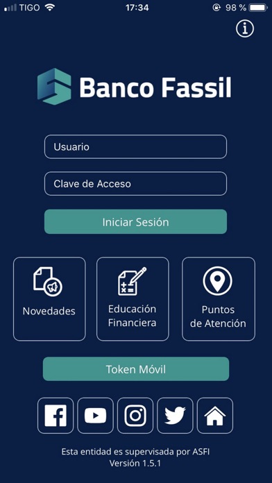 How to cancel & delete Banca Móvil Fassil from iphone & ipad 1