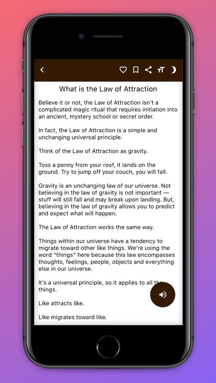 Law Of Attraction Guide. screenshot-3