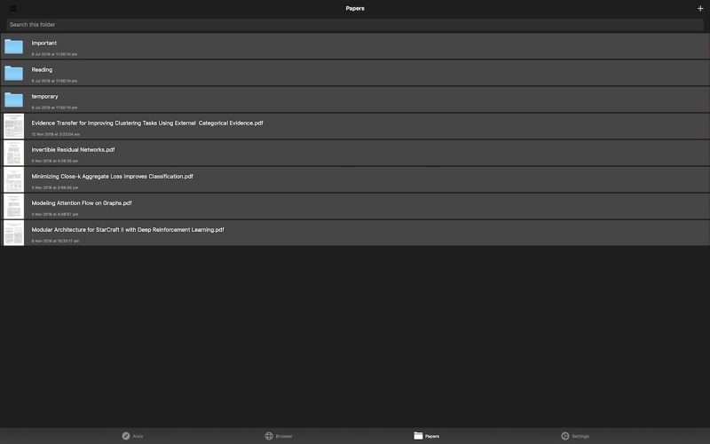 ReadPapers screenshot 2