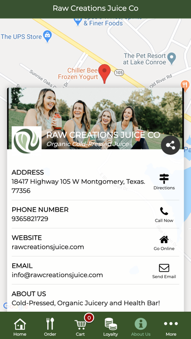 Raw Creations Juice Co screenshot 4
