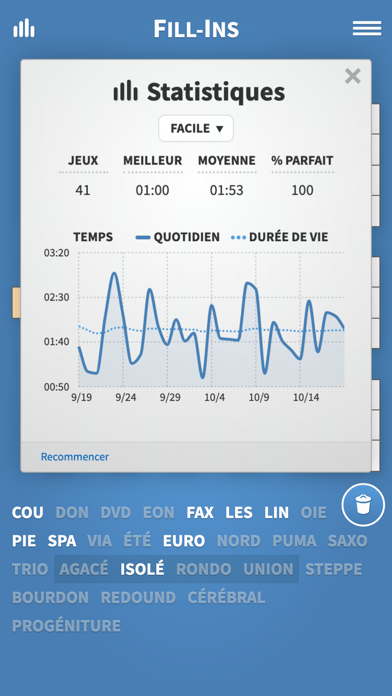 Screenshot #3 pour Mots Casés en Français